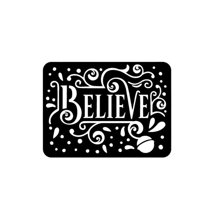 Believe Metal Wall Sign - Inspire Your Dreams (C81)