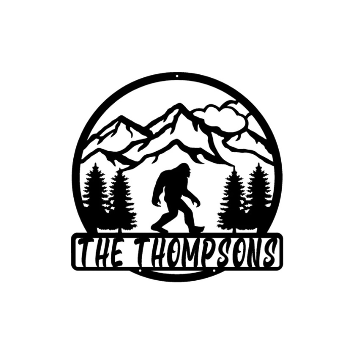 Bigfoot Wall Art - Embrace the Legend with Unique Decor (C69)