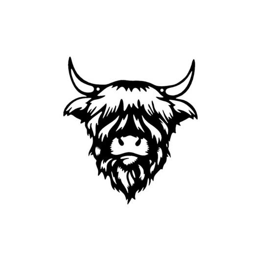 Highland Cow ( Pkg of 4 ) ( A32 )