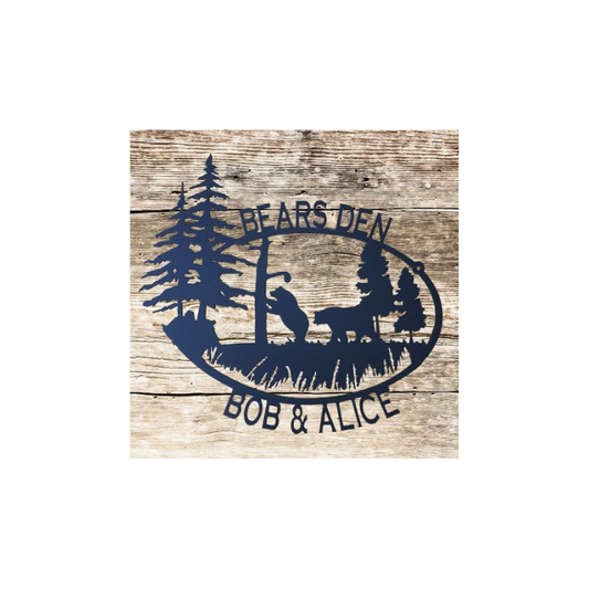 Bears in the Woods Sign (A35)