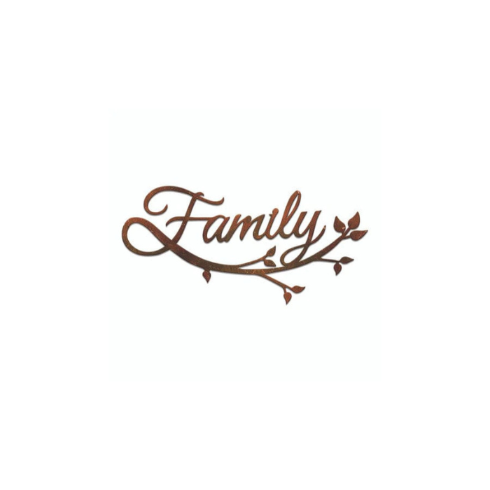 Family Tree Branch Metal Wall art