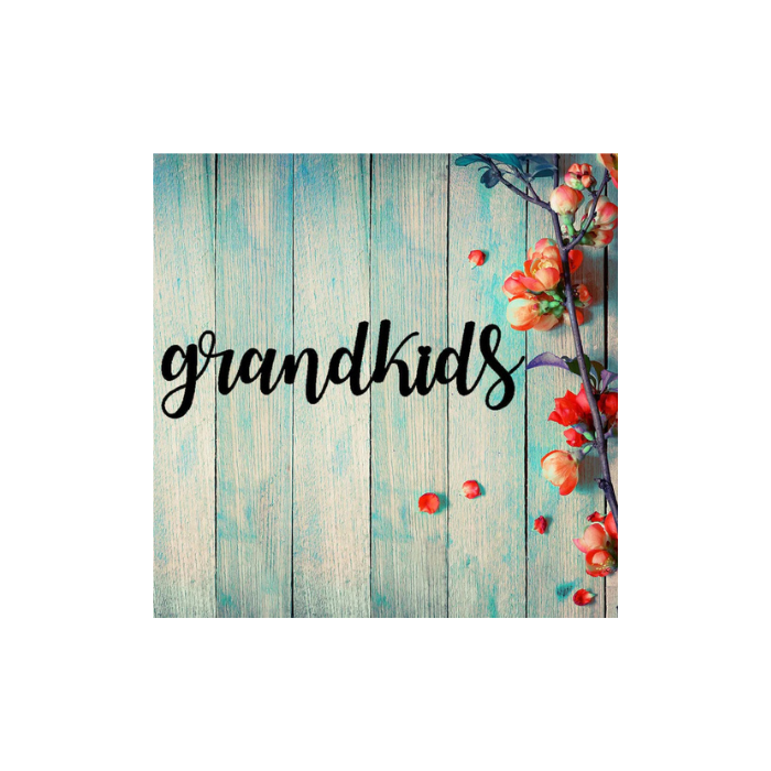 The Gift of Grandkids Metal Wall Art (C34)