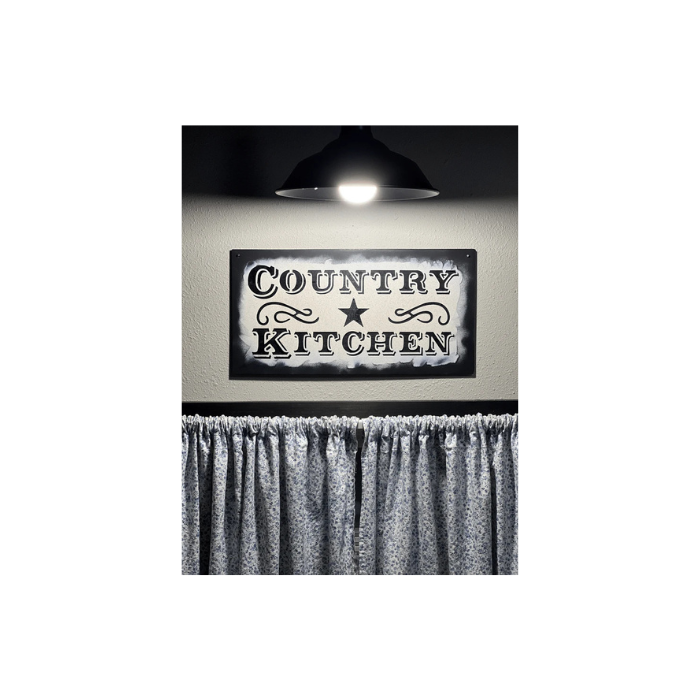 Rustic Country Kitchen Sign - Farmhouse Decor by Rusty Rooster Metal (C64)