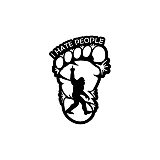 Bigfoot, I Hate People (Pkg of 4) (A56)