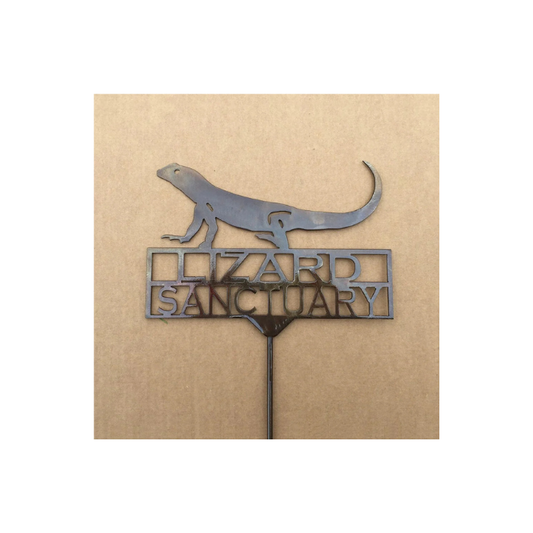 Lizard Crossing Garden Stake (Z2)