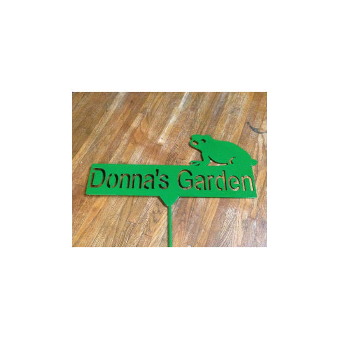 Frog Metal Garden Stake (H)