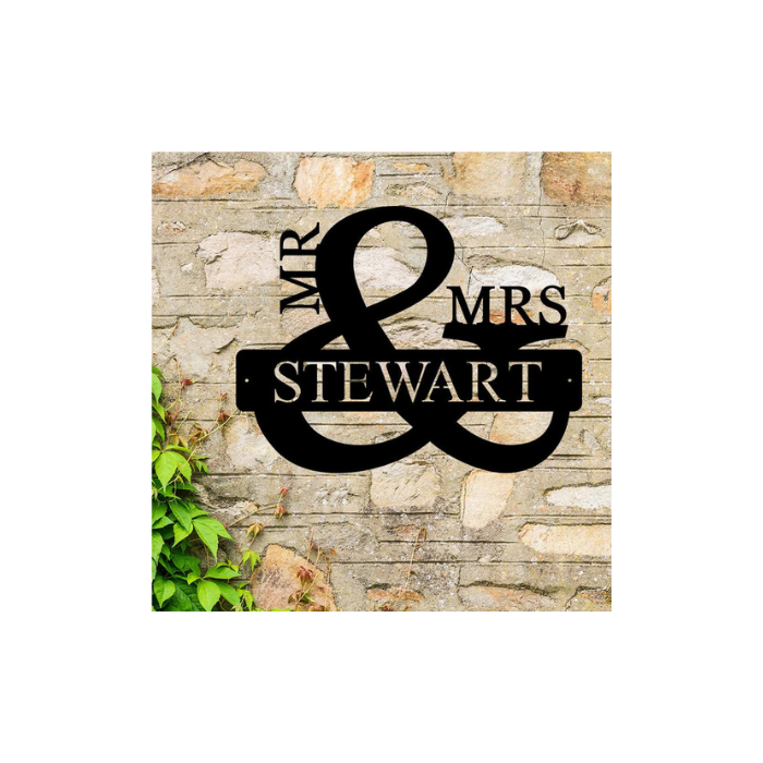 MR and MRS Monogram (D47)