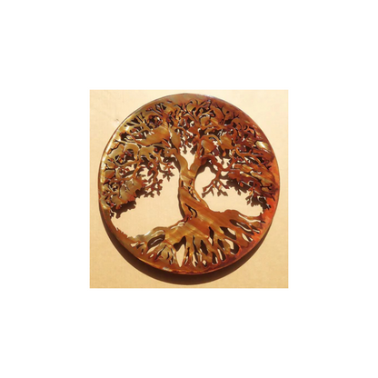 Metal Art Tree Of Life 20" with 1" Ring to hold it away from the wall (D16)