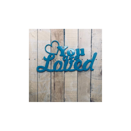 You Are Loved Metal Wall Art (A67)