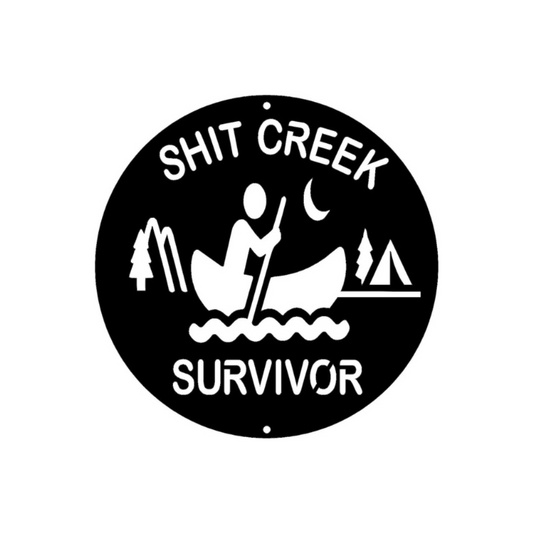 Shit Creek Survivor ( Pkg of 4 ) ( A2 )