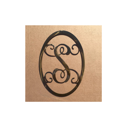 Monogram Single Letter Oval (M21)