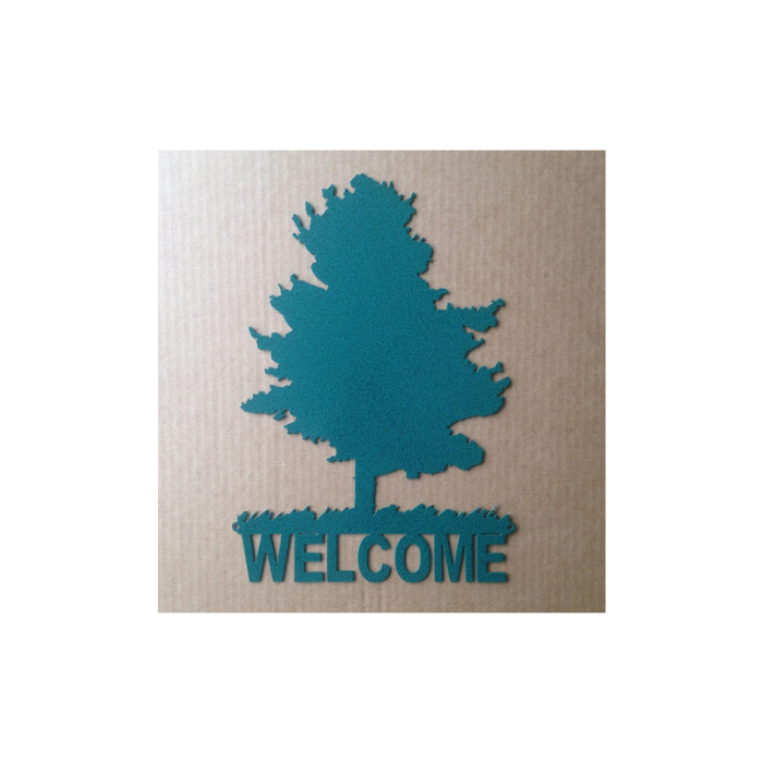 Metal Art Custom Metal Tree Sign 4 (J9)