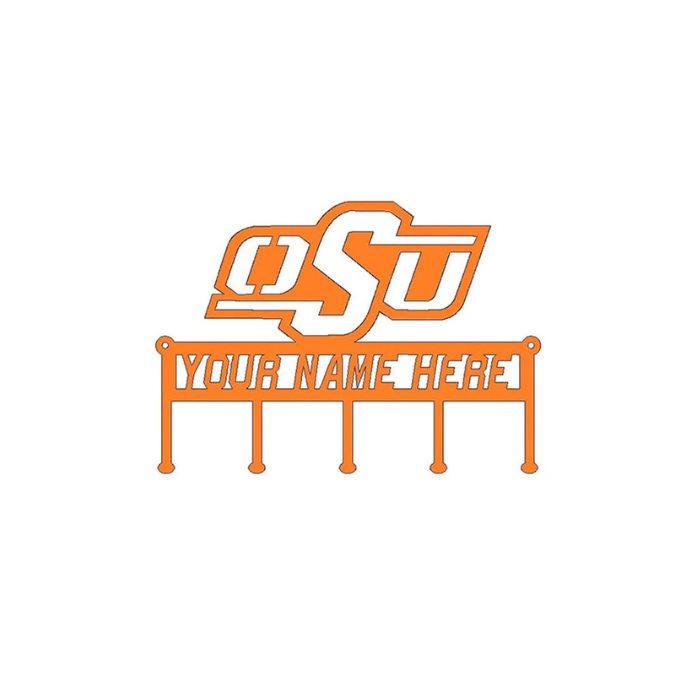 OSU Key Holder with Personalized Name Field Oklahoma State (C45)