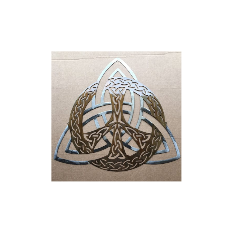 Celtic Trinity Knot Peace Sign Wall Art (G38)