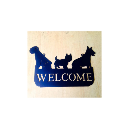 Dog Welcome Sign (C21)