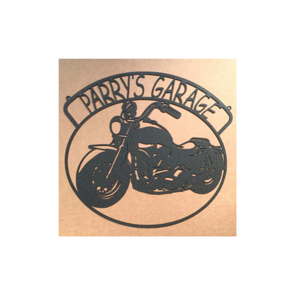 Custom Motorcycle Sign (S8)