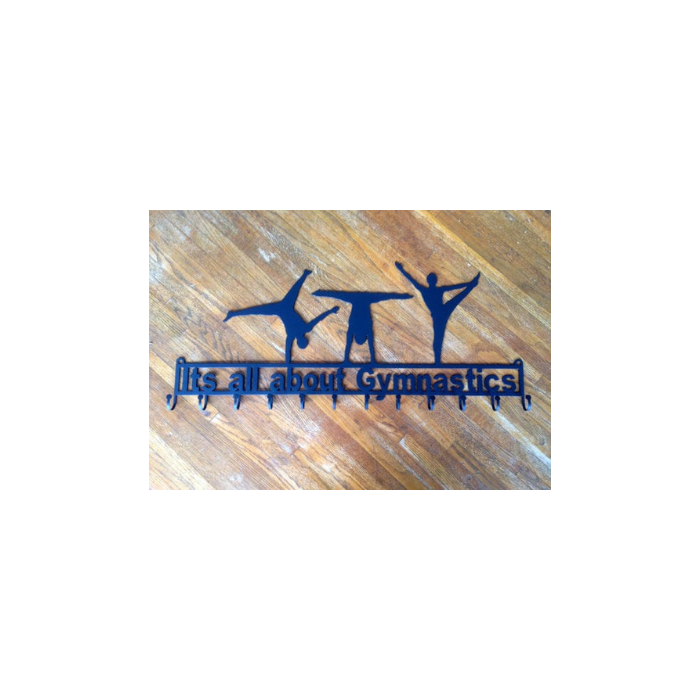 Male Gymnastic Metal Rack Custom Text (F16)