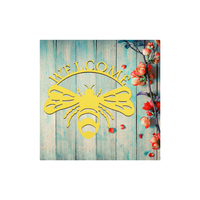 Bumble Bee Welcome Sign & Wall Art (N)