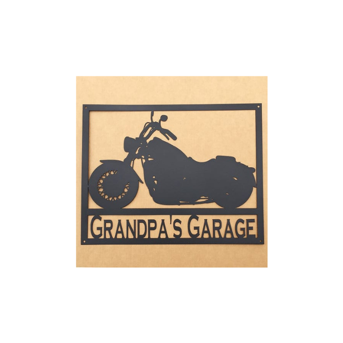 Custom Motorcycle Sign (T8)