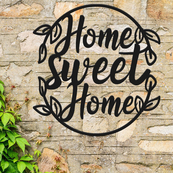 Home Sweet Home authentic Garden Art, Galvanised Steel FREE POSTAGE