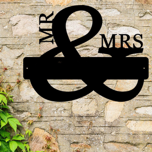 Rusty Rooster Fabrication & Design MR and MRS Monogram (D47)